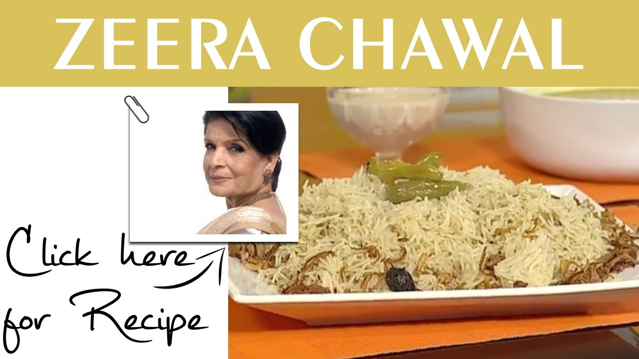 Handi Recipe Zeera Chawal by Chef Zubaida Tariq Masala TV 11 October 2016