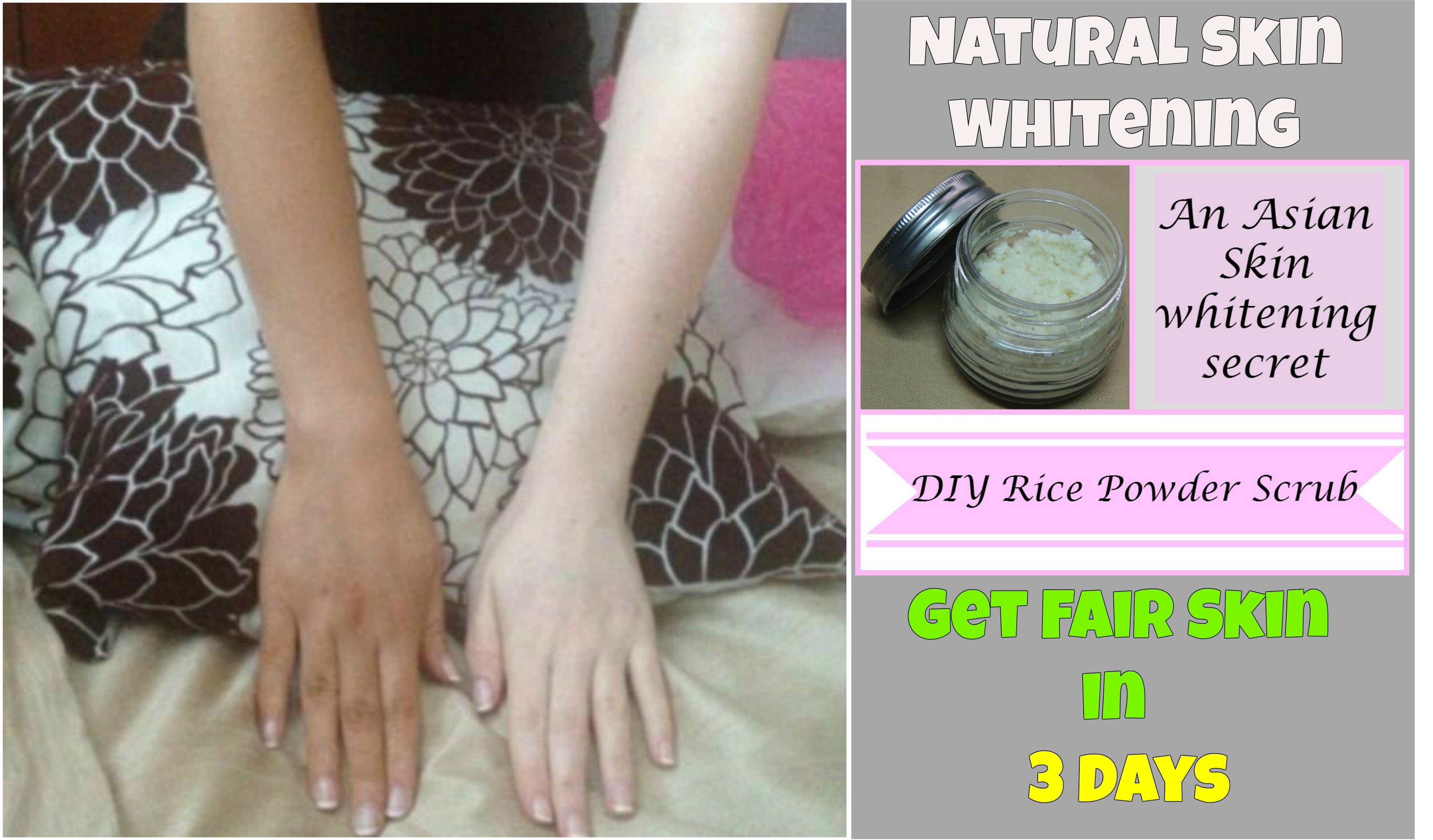Skin Whitening Home Remedies - Skin Lightening Scrub Homemade