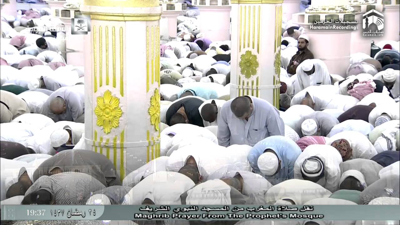 25th Ramadan 1437 Madeenah Maghrib by Sheikh Buay'jan