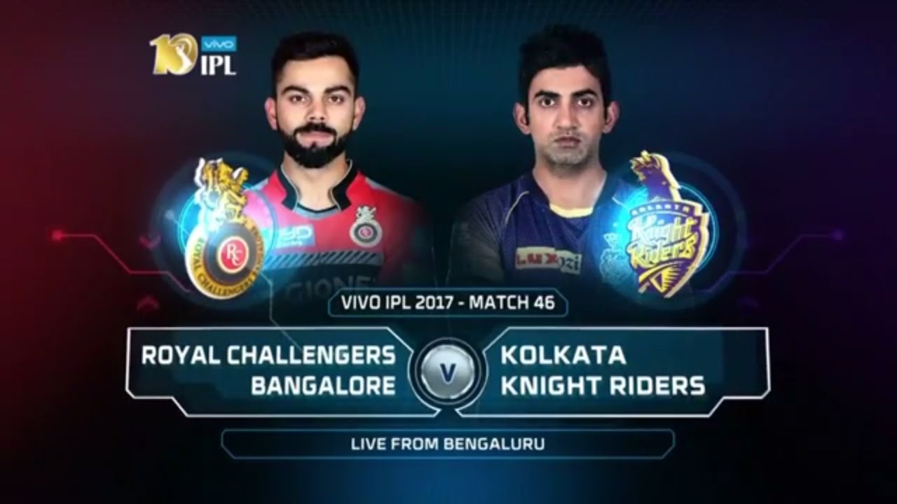 IPL 2017 46th Match RCB vs KKR Highlights