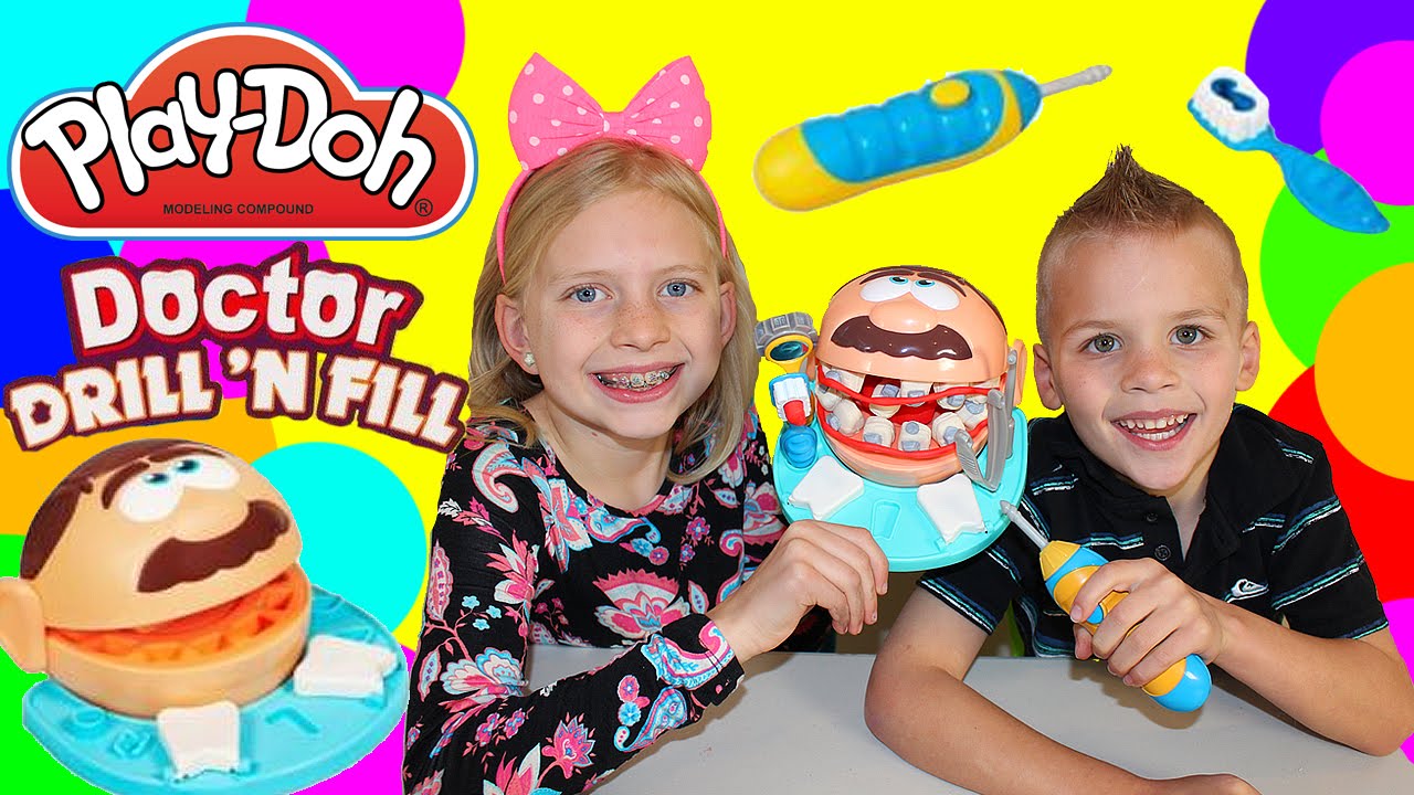 Play-Doh Doctor Drill 'N Fill Playset Dentist Fillings & Braces