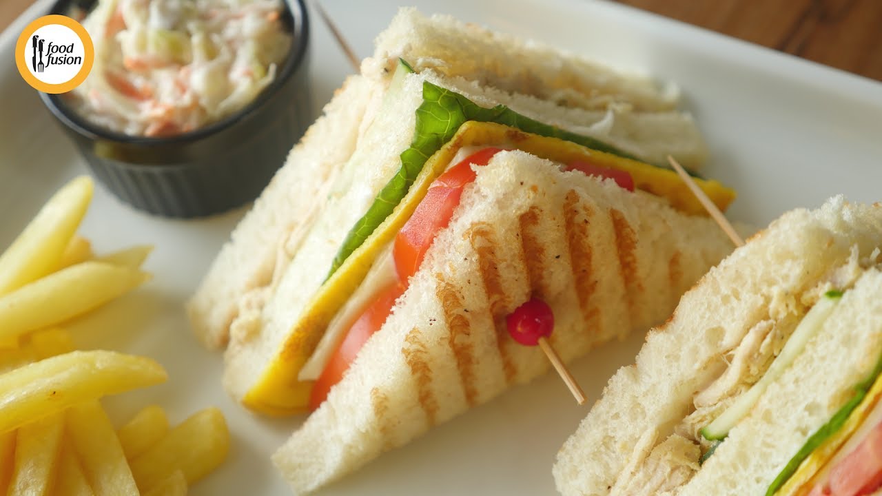 Club Sandwich recipe by Food Fusion