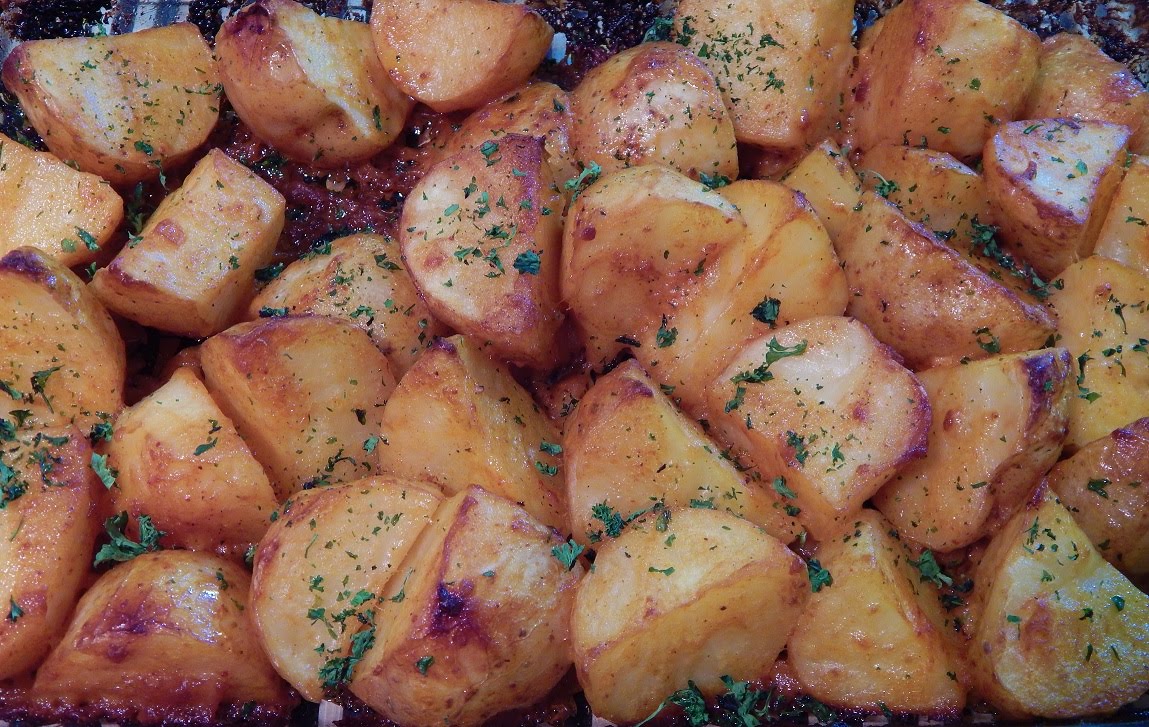 Tandoori Roasted Potatoes - Tandoori Aaloo