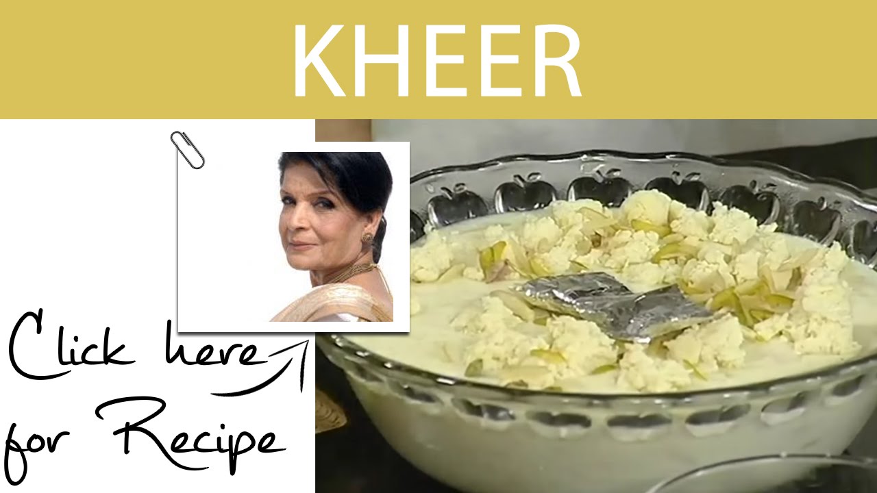 Handi Recipe Kheer by Chef Zubaida Tariq Masala TV 05 May 2016