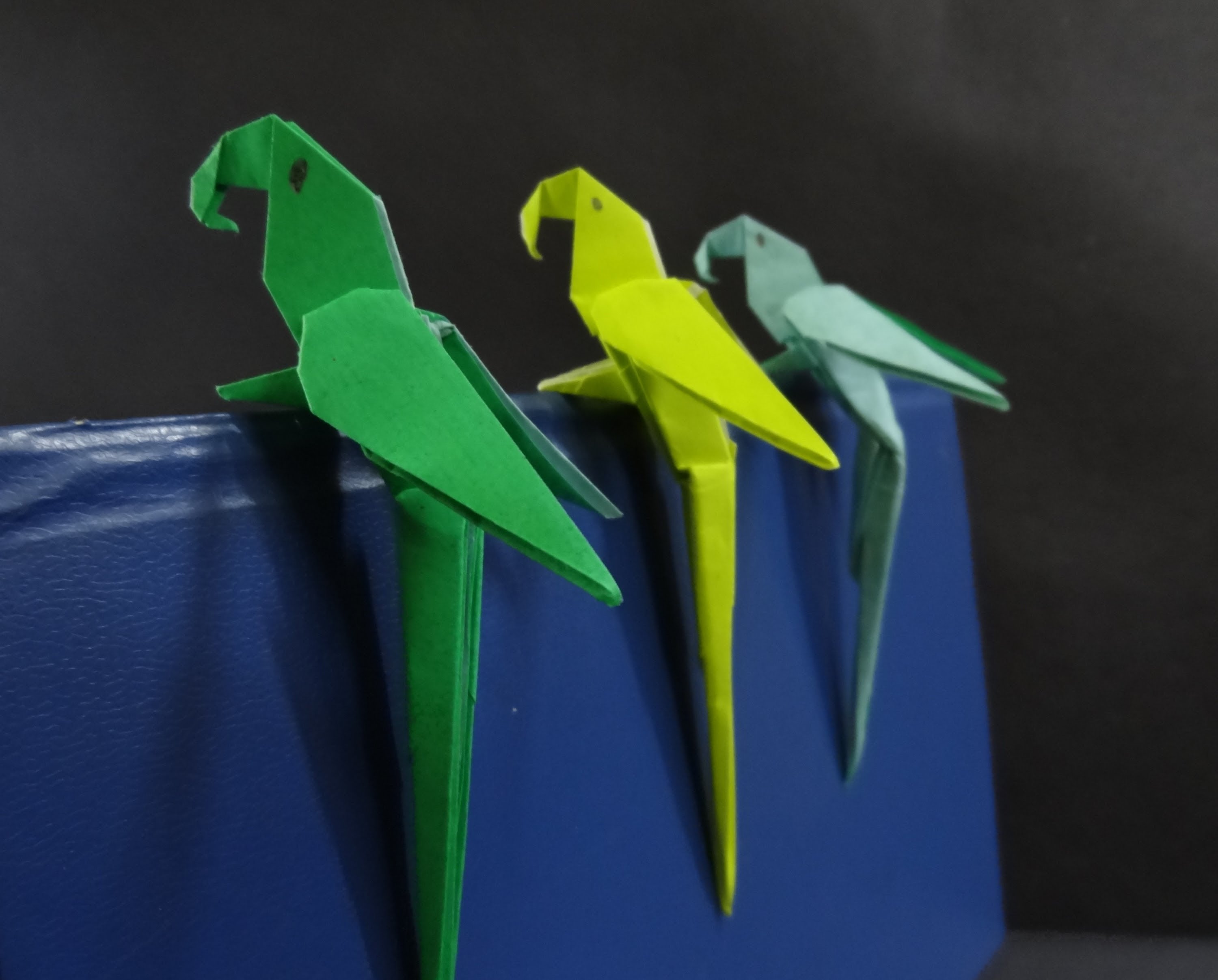 Origami Bird Tutorial - How to fold a Parrot