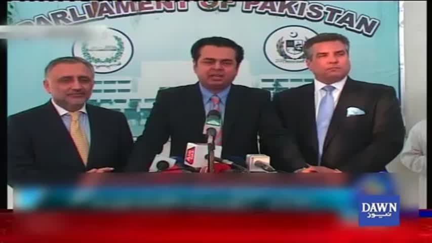 PML(N) leader Talal chaudhry media talk