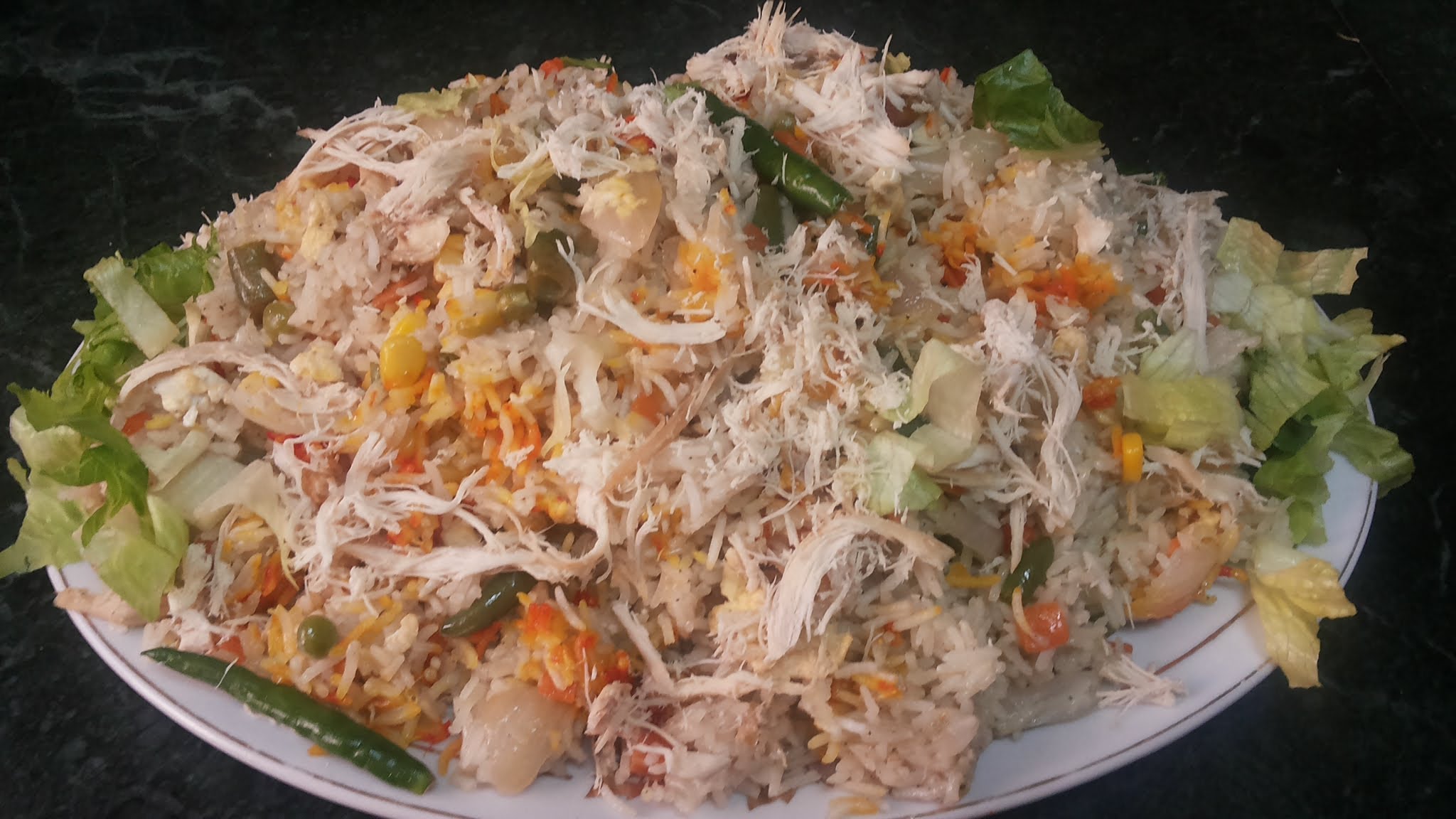 Chinese Chicken Vagetable Rice ( Cooking With Fouzia )