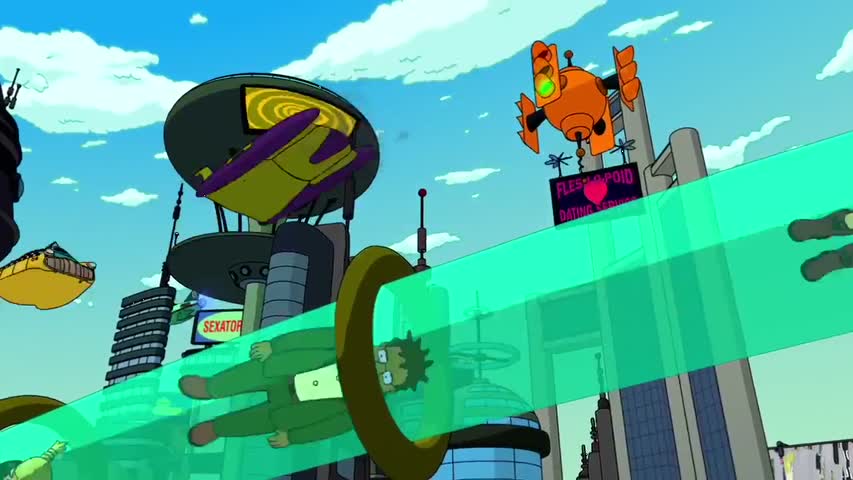 Futurama - Season 7Episode 14: 2-D Blacktop 