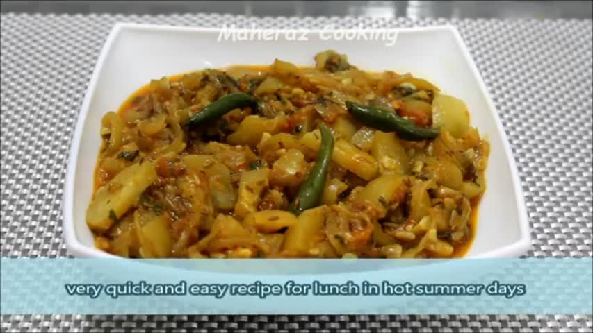 TINDEY ki bhujia   (APPLE GOURD )