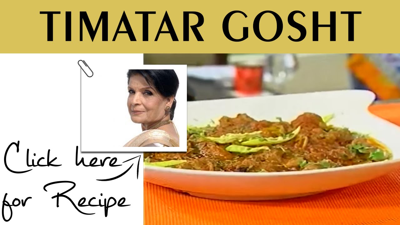 Handi Recipe Timatar Gosht by Chef Zubaida Tariq Masala TV 16 May 2016