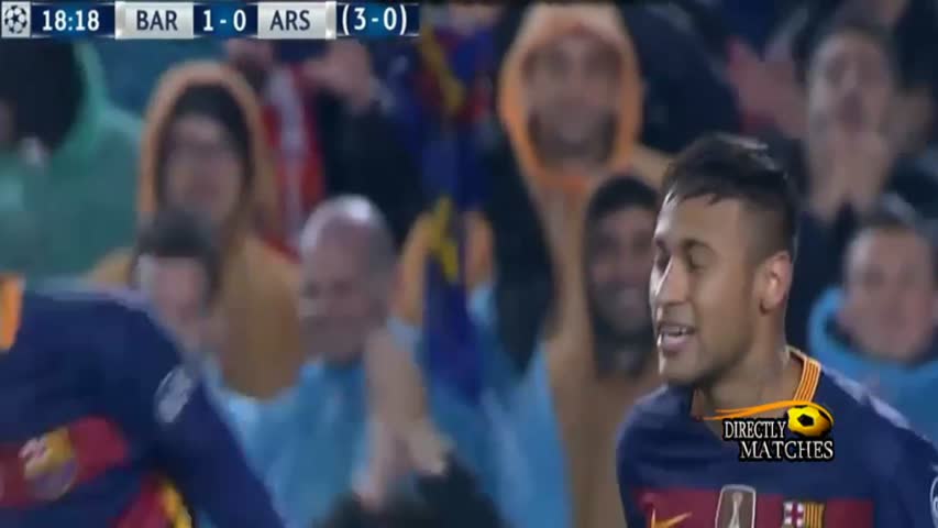Barcelona vs Arsenal 3-1 All Goals Highlights 2016/03/16