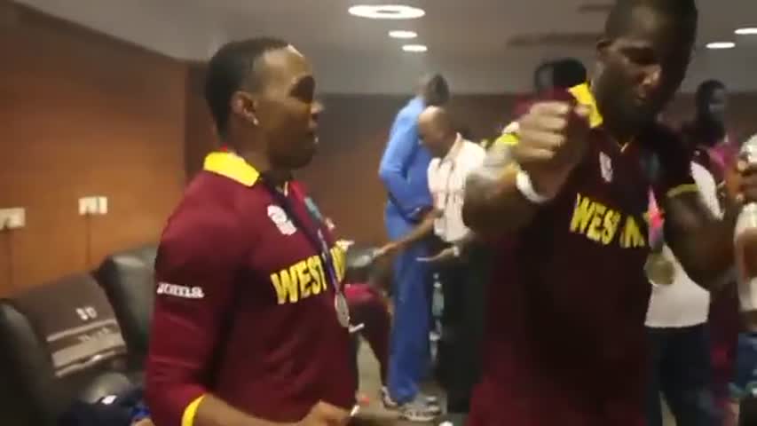 West Indies celebration after winning t20 world cup final 2016