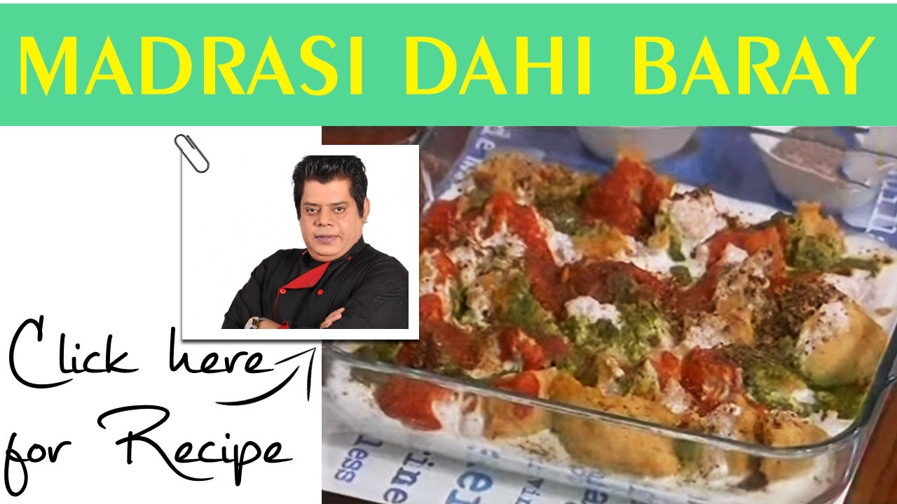 Dawat Recipe Madrasi Dahi Baray by Chef Gulzar Hussain Masala TV 29 June 2016