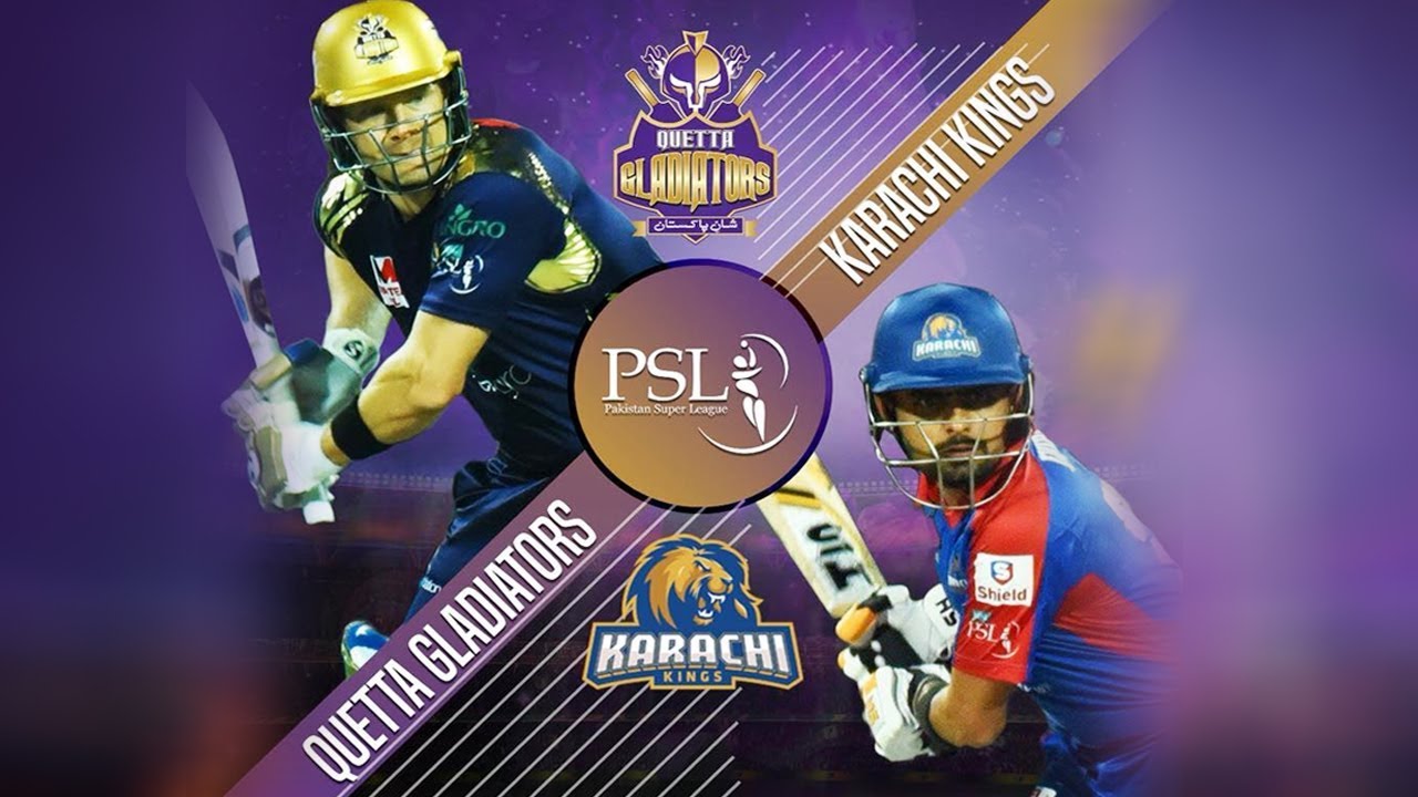 Karachi Kings vs Quetta Gladiators  | Match 19 | 8 March | HBL PSL 2018