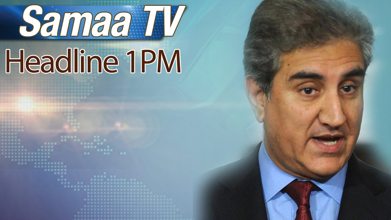 Samaa Headlines | 1 PM | 19 Sep 2016