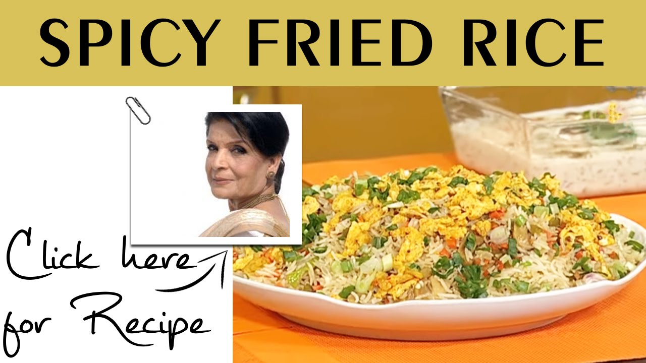 Handi Recipe Spicy Fried Rice by Chef Zubaida Tariq Masala TV 13 July 2016