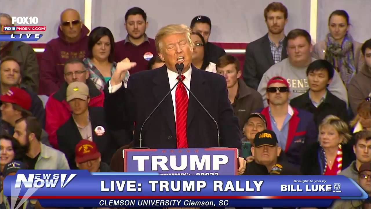 Everybody Is Talking About The Sunglasses Guy At Trump Rally Clemson