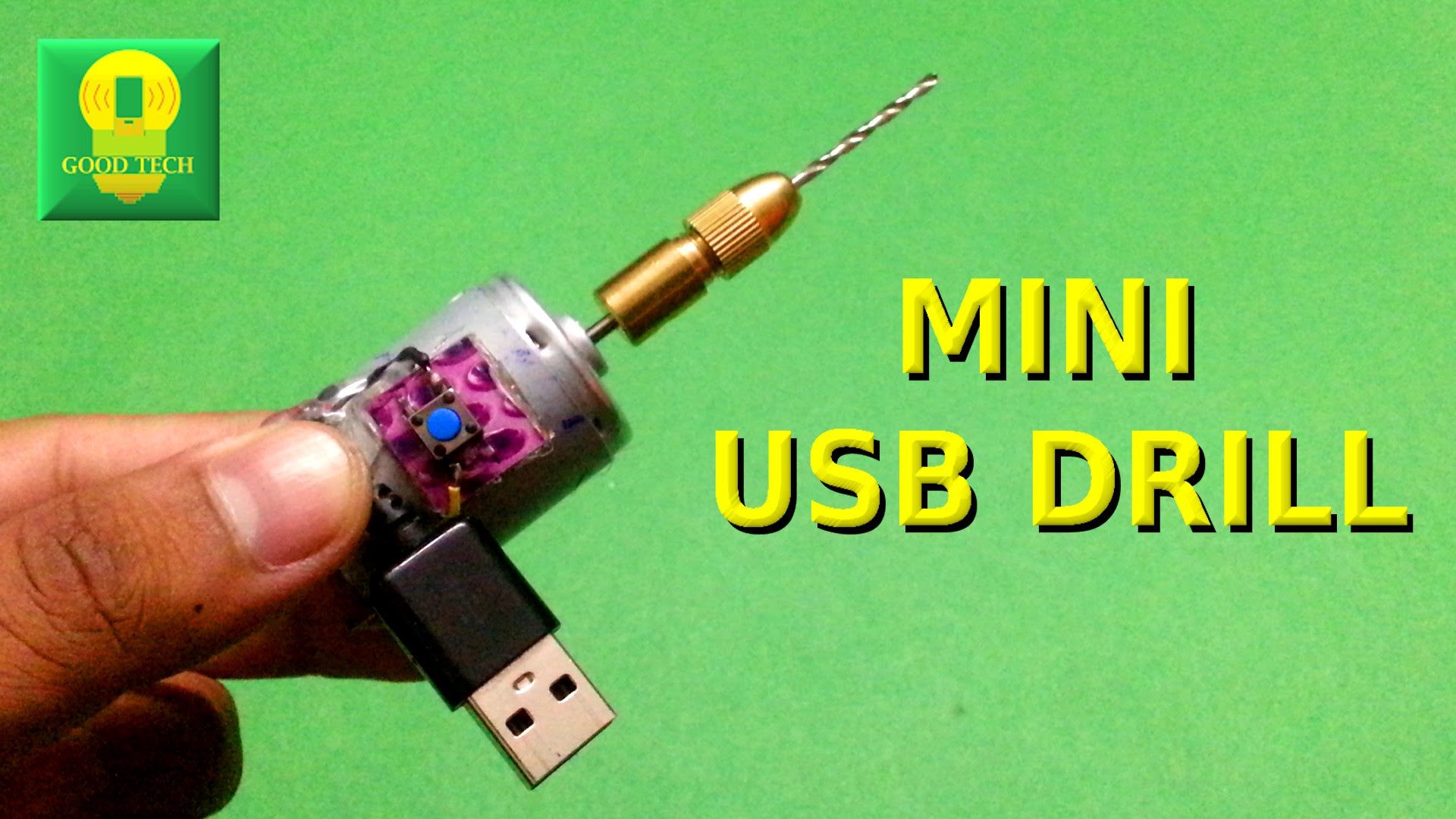 How to make Mini USB Drill at home