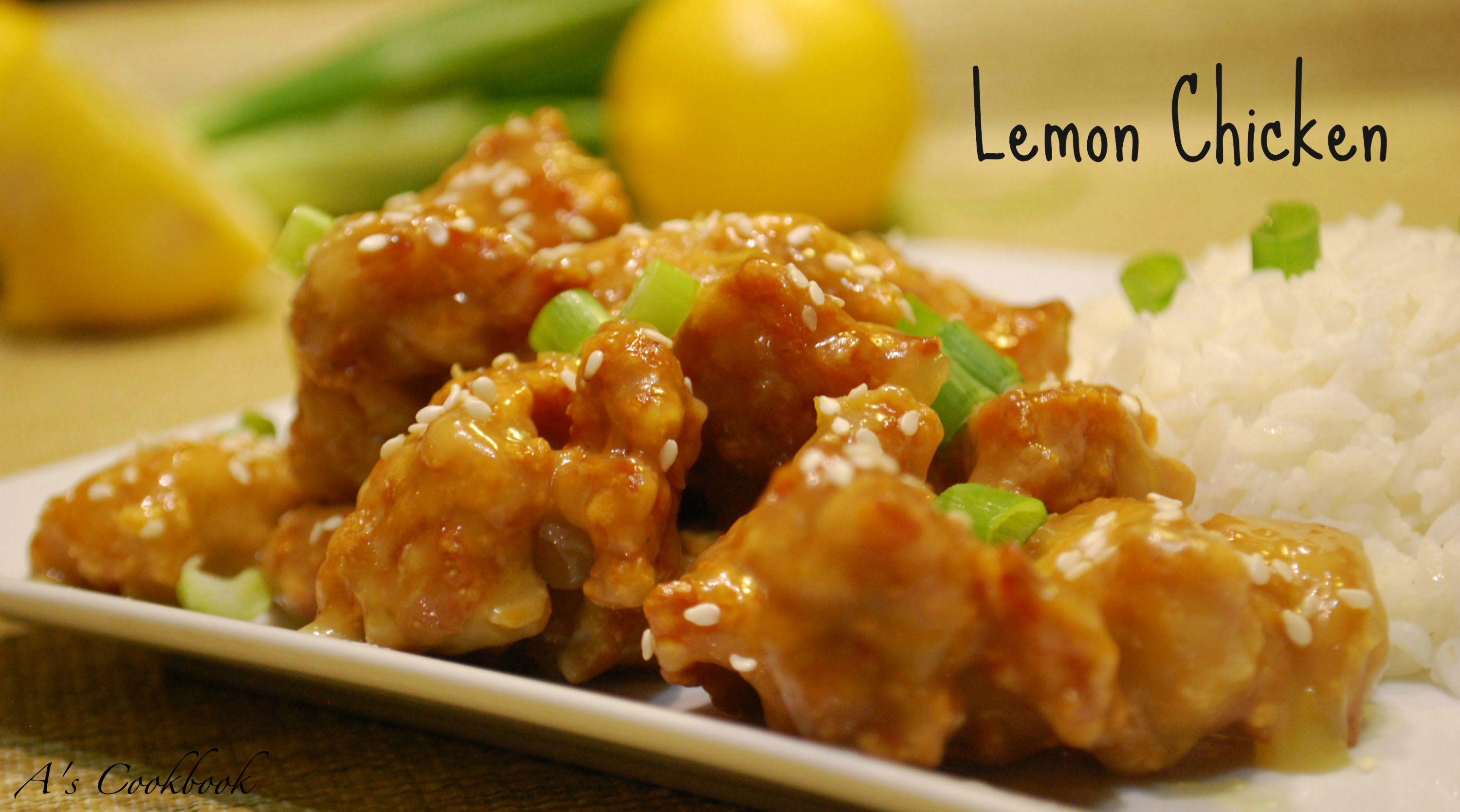 Lemon Chicken Recipe - Chinese Style
