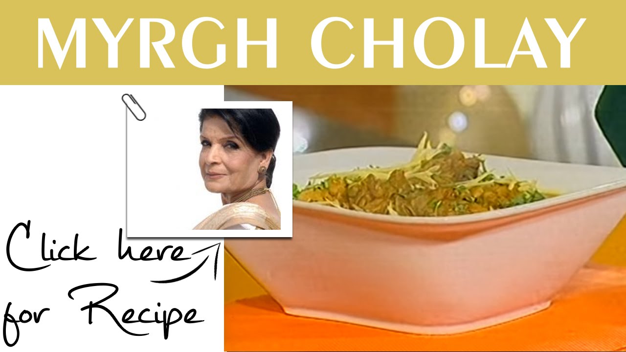 Handi Recipe Myrgh Cholay by Chef Zubaida Tariq Masala TV 10 August 2016