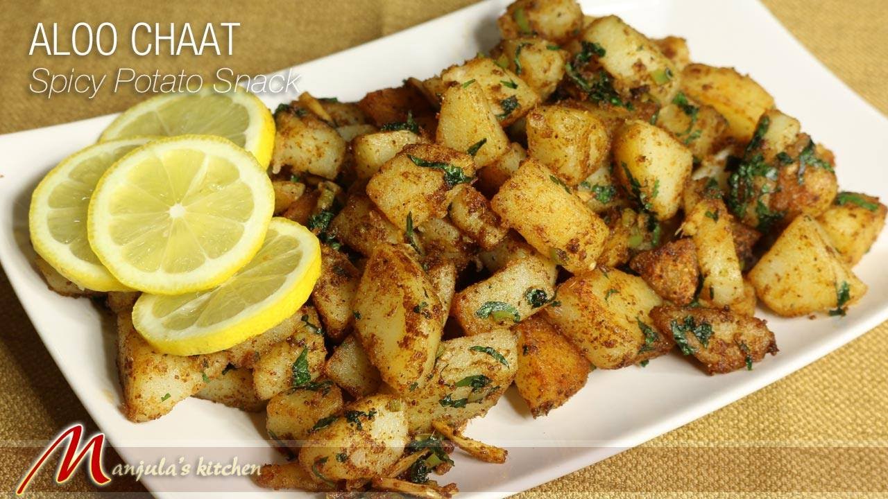 Aloo Chaat - Spicy Potato Snack by Manjula