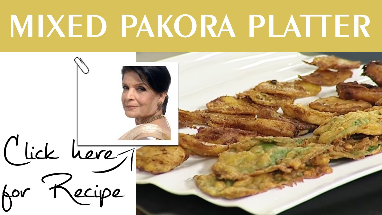 Handi Recipe Mixed Pakora Platter By Chef Zubaida Tariq Masala TV 9 Sep 2016