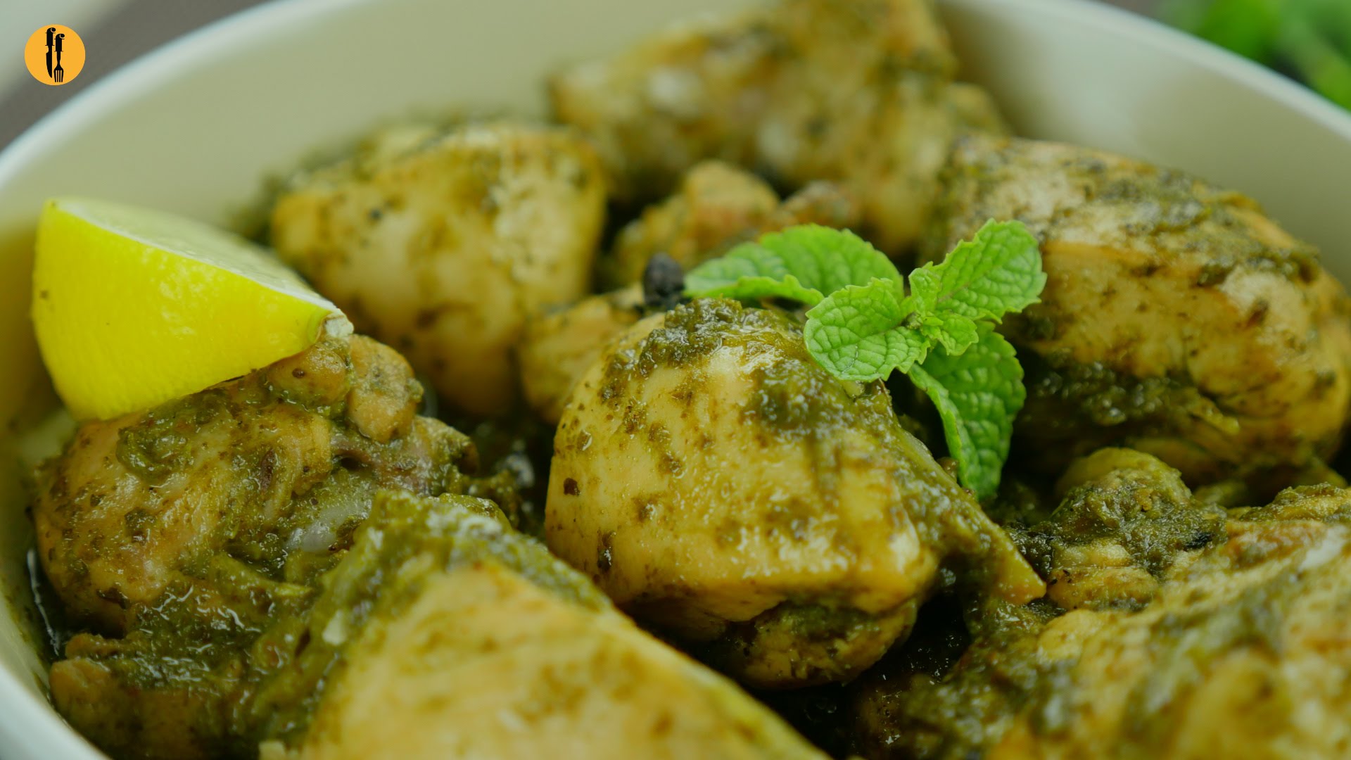 Chicken Hariyali (Green Chicken) quick and easy Recipe by Food Fusion