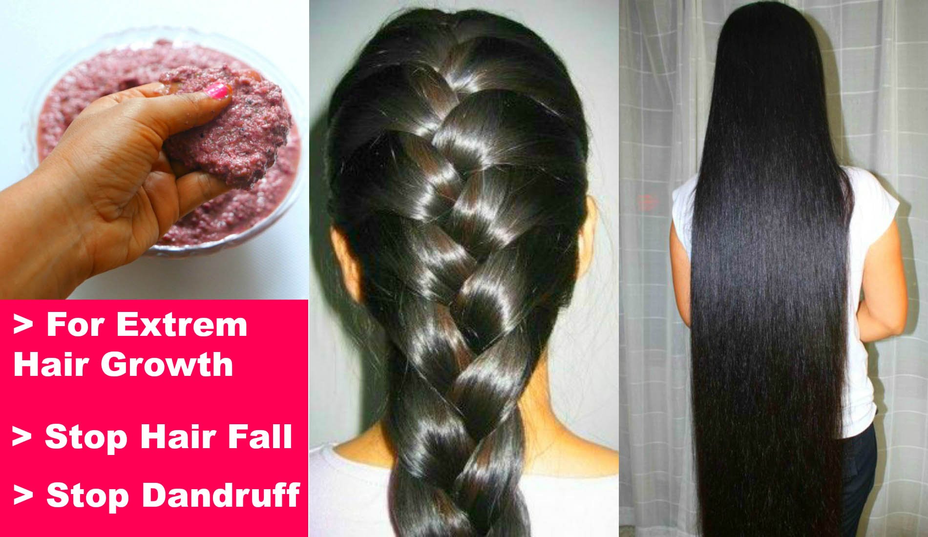 How to Grow Your Hairs REALLY FAST Naturally: DIY Hair Mask: Thick Hairs: Stop Hair Fall, Dandruff