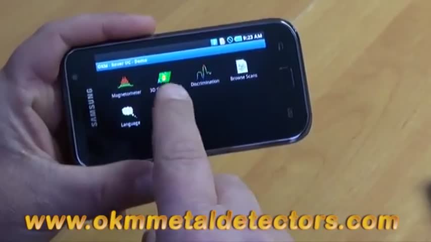 Android metal detector _ OKM Rover UC demo application 