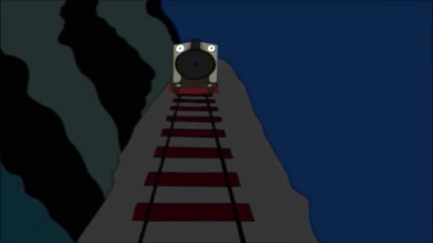 Ghost train animation