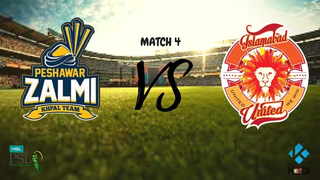 Islamabad United vs Peshawar Zalmi - PSL 2018 4th Match Highlights