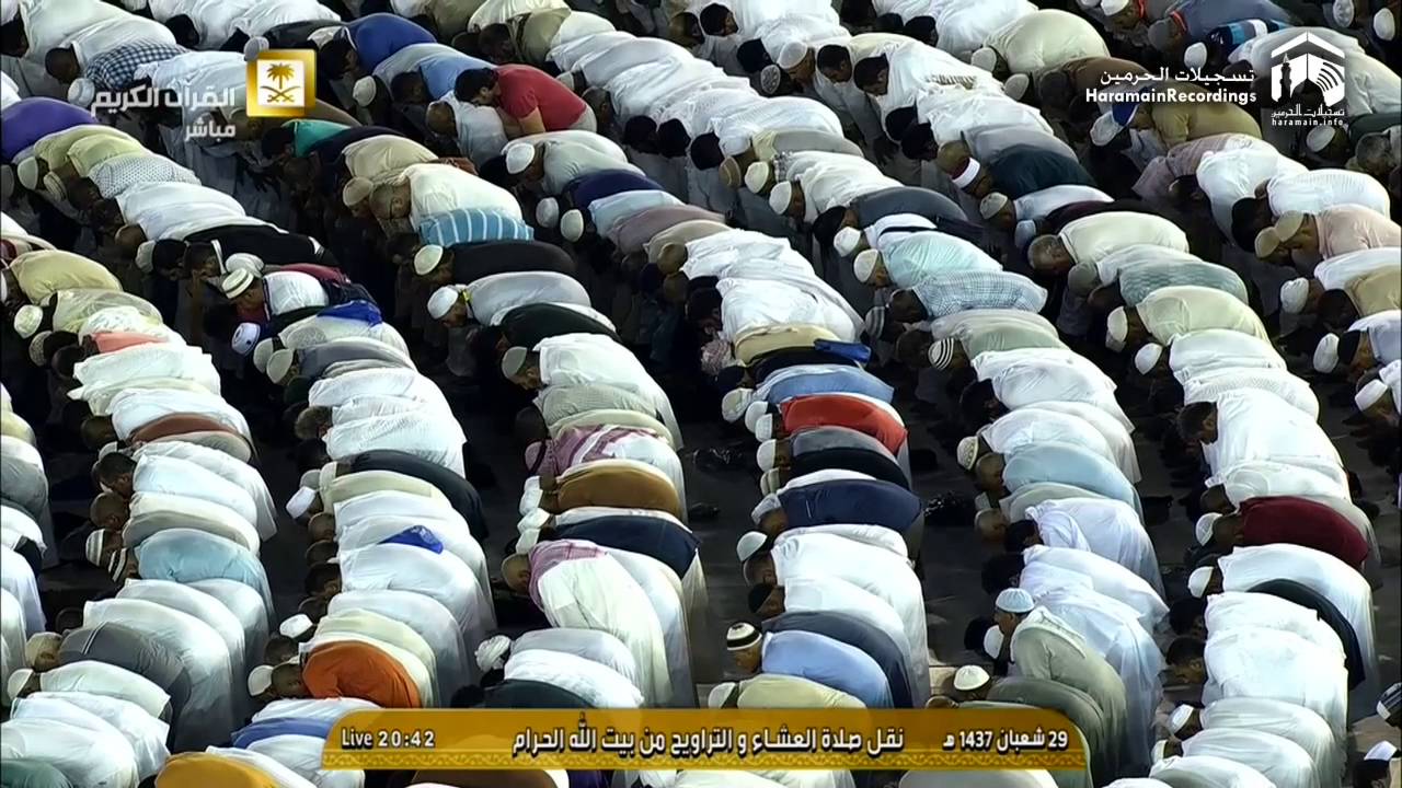 1st Ramadan 1437 Makkah 'Isha Sheikh Taalib