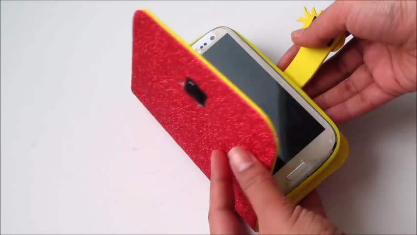 DIY Glitter Cell Case