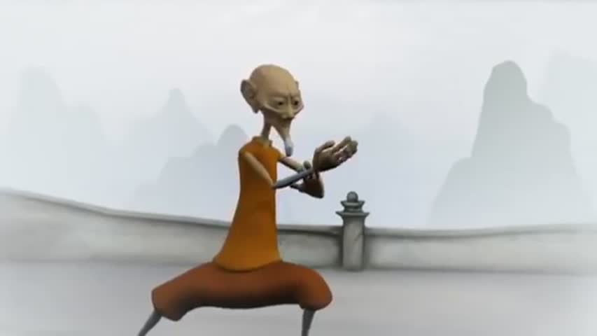 Amizade verdadeira, O monge e o cãozinho 