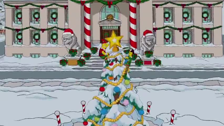 The Simpsons S025 E8 White Christmas Blues