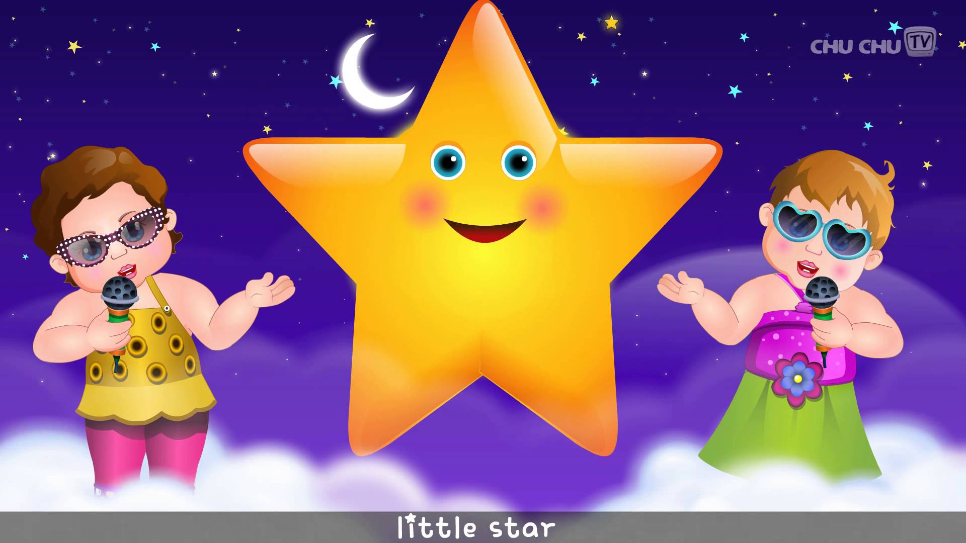 Twinkle Twinkle Little Star Rhyme with Lyrics - English Nursery Rhymes Songs for Children