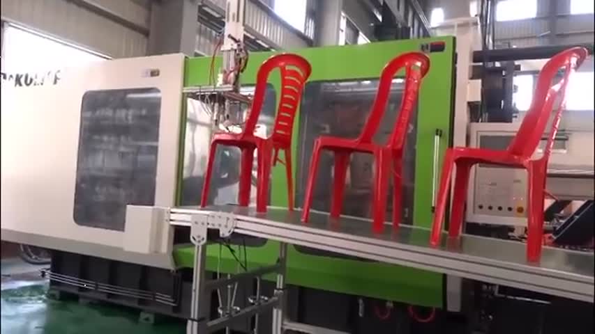 Plastic armless chair mould by using 780Ton injection molding machine