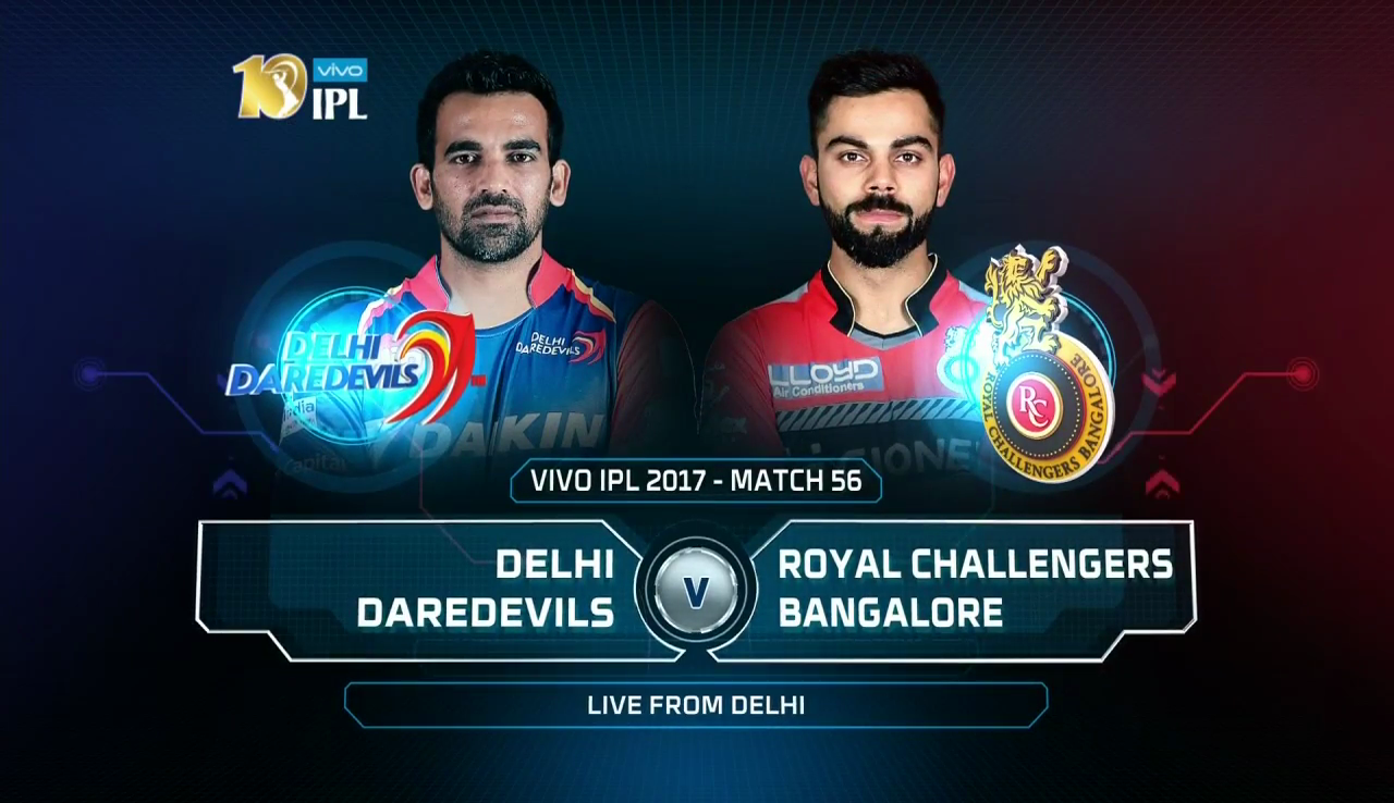 IPL 2017 56th Match DD vs RCB Highlights