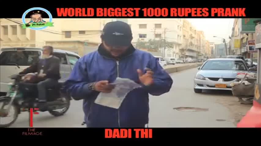 Biggest 1000rs Note Prank by Nadir Ali in 