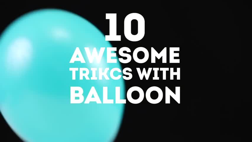 10 AWESOME BALLOON TRICKS! 