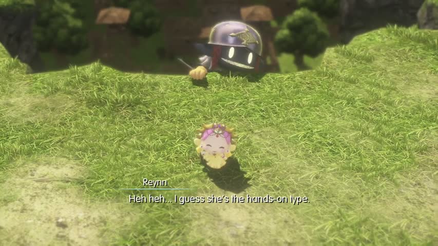 World of Final Fantasy- Bahamutian Commander and Giant Goblin Boss Fight