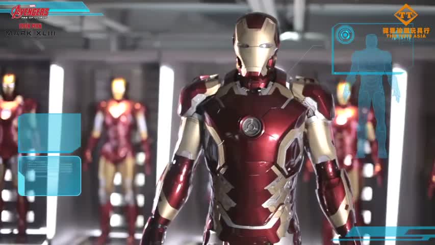 Incredible ! 1-1 Motorised Iron Man Armor