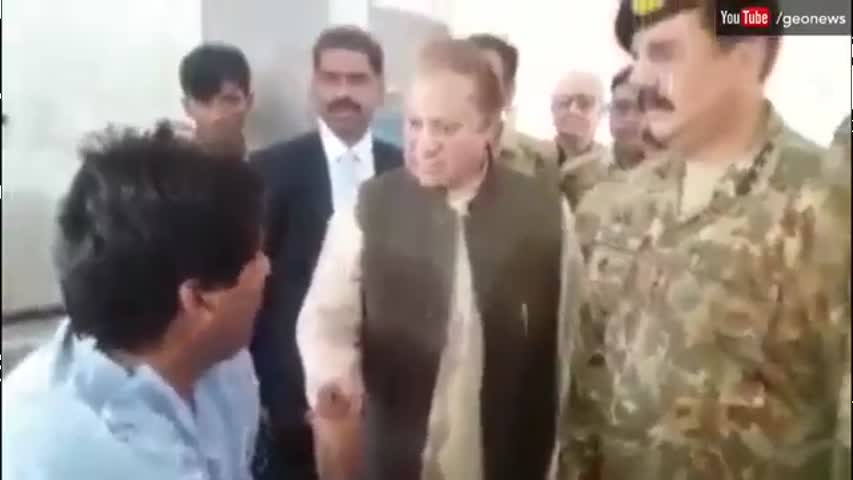 What an injured lawyer saying to Nawaz Sharif and Raheel Sharif?