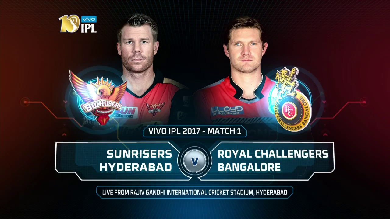 IPL 2017 1st Match RCB vs SRH Highlights