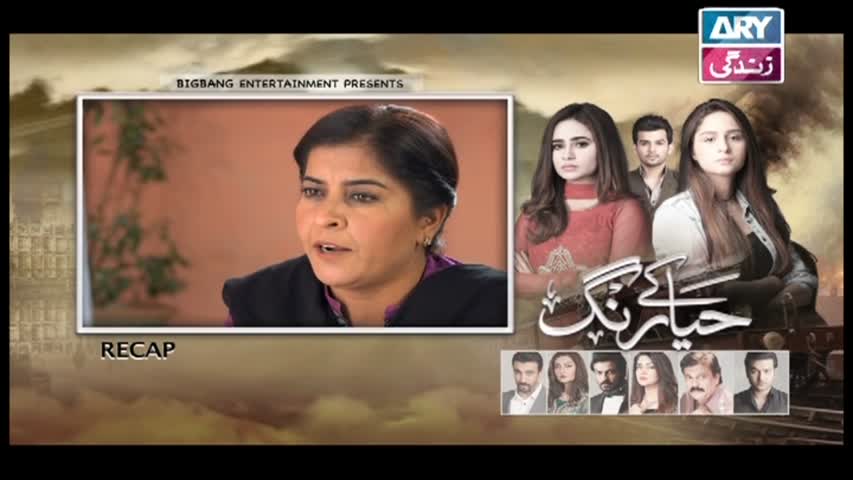 Haya Kay Rang Episode 14 - ARY Zindagi Drama