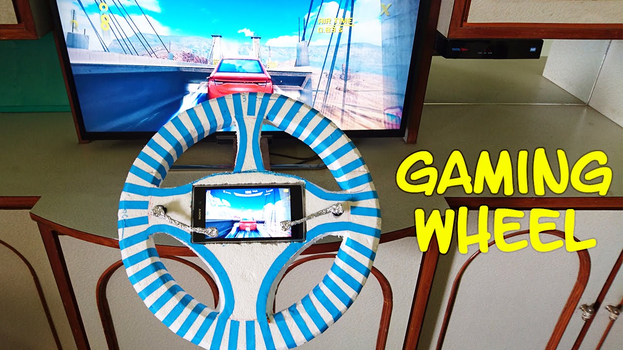 How to Make a Gaming Wheel at Home - Easy Way