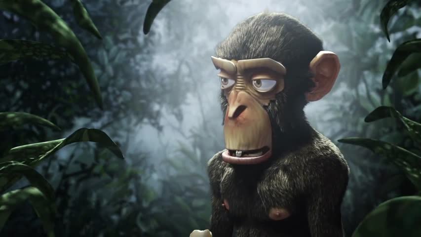 MONKEY MOON- Funny Animation by CentreNAD