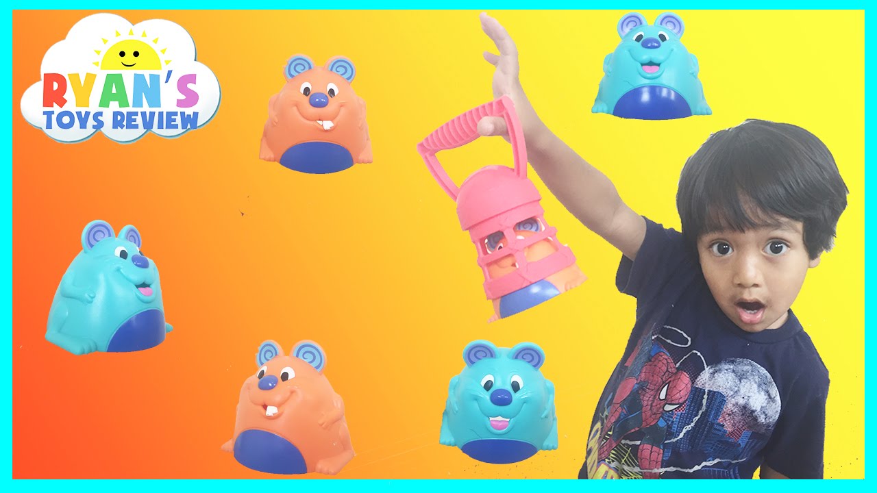 Elefun & Friends Mousetrap Trappers Family Fun Game Night for Kids Egg Surprise Toys Challenge