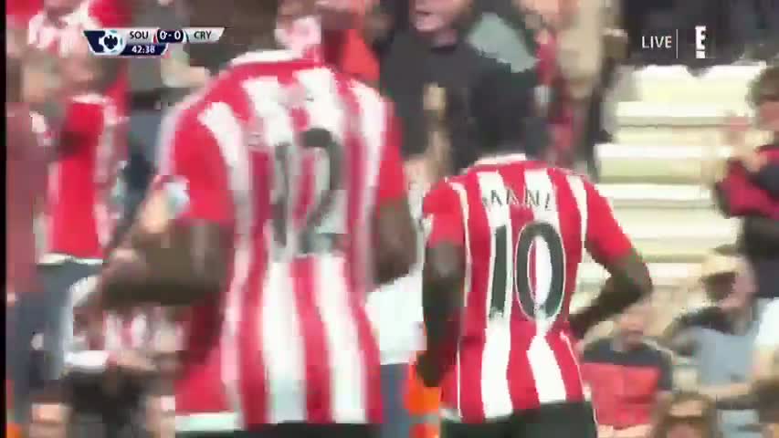 Southampton 4:1 Crystal Palace May 15, 2016 