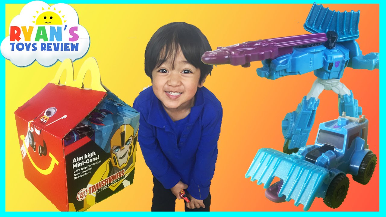 McDonald Indoor Playground for kids Happy Meal Surprise Toys Transformers Ryan ToysReview